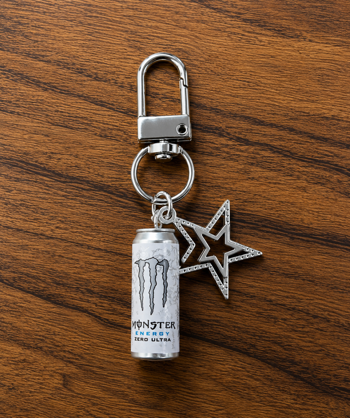 White Monster Bag Charm