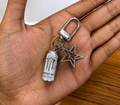 White Monster Bag Charm