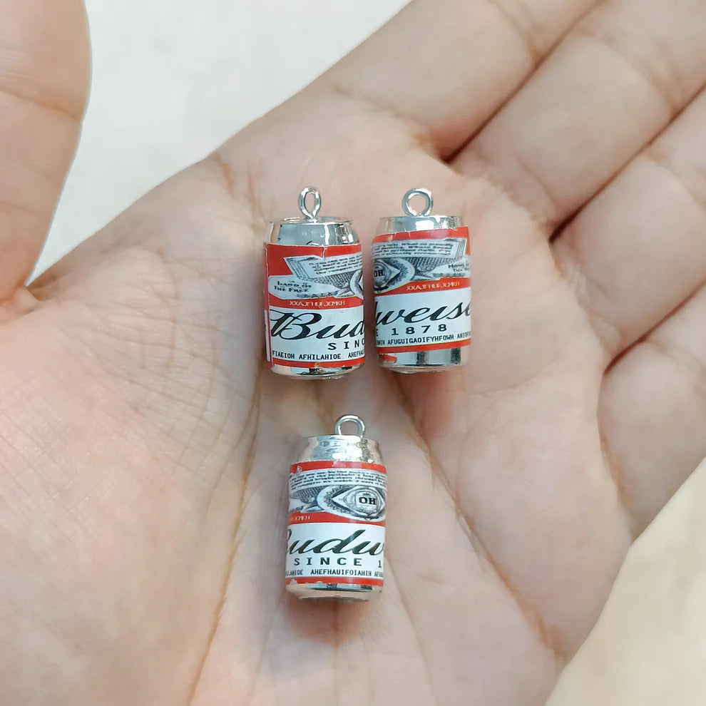 Budweiser Beer Can Charm